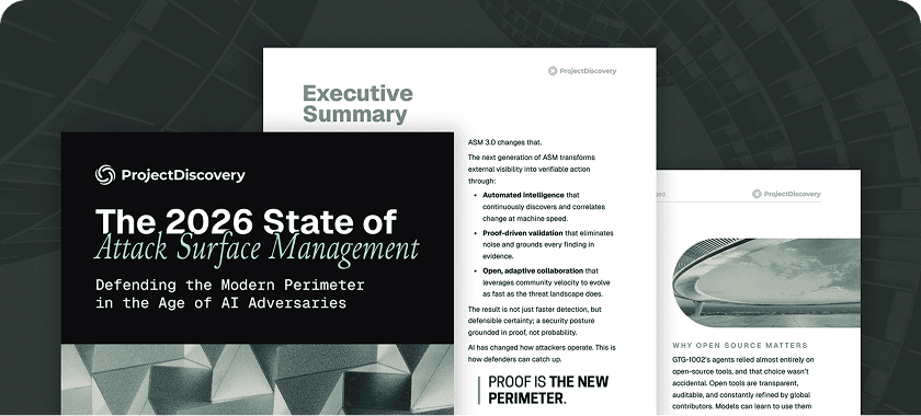 Attack Surface Management Report cover