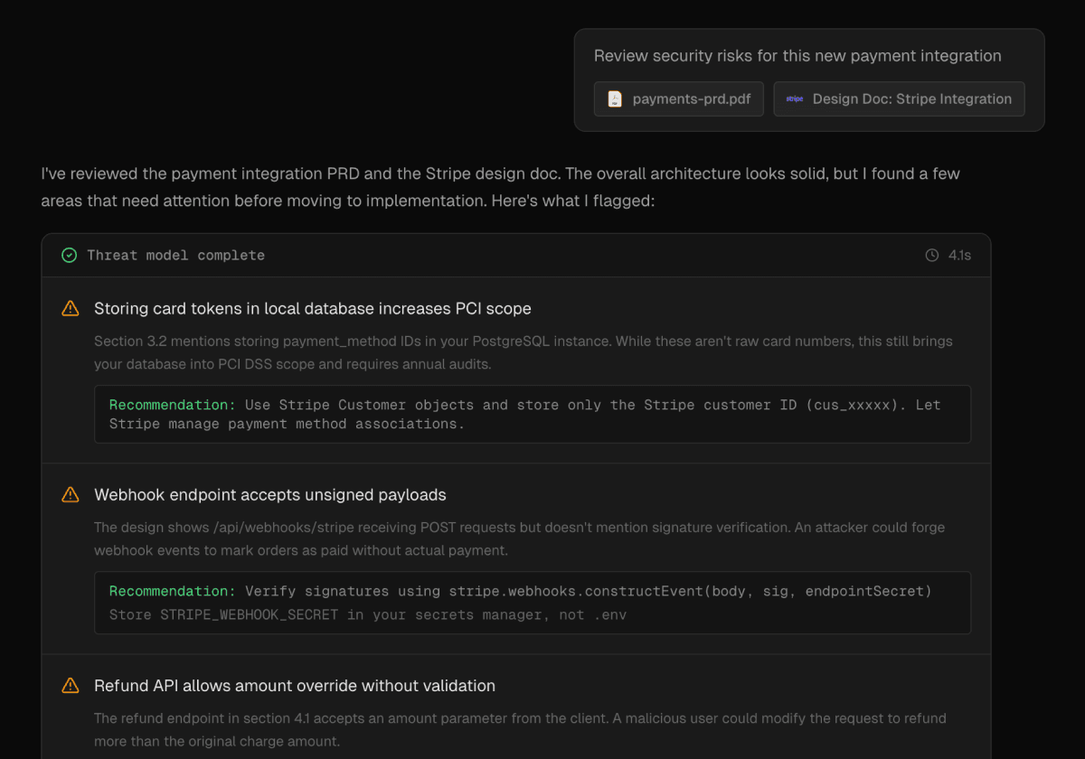 Design & Threat Modeling