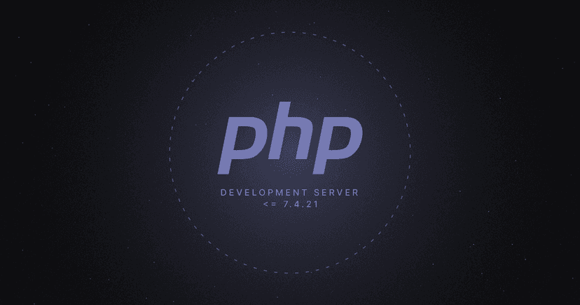 PHP Development Server <= 7.4.21 -  Remote Source Disclosure