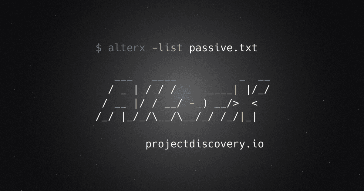 Introducing Alterx: Efficient Active Subdomain Enumeration with Patterns