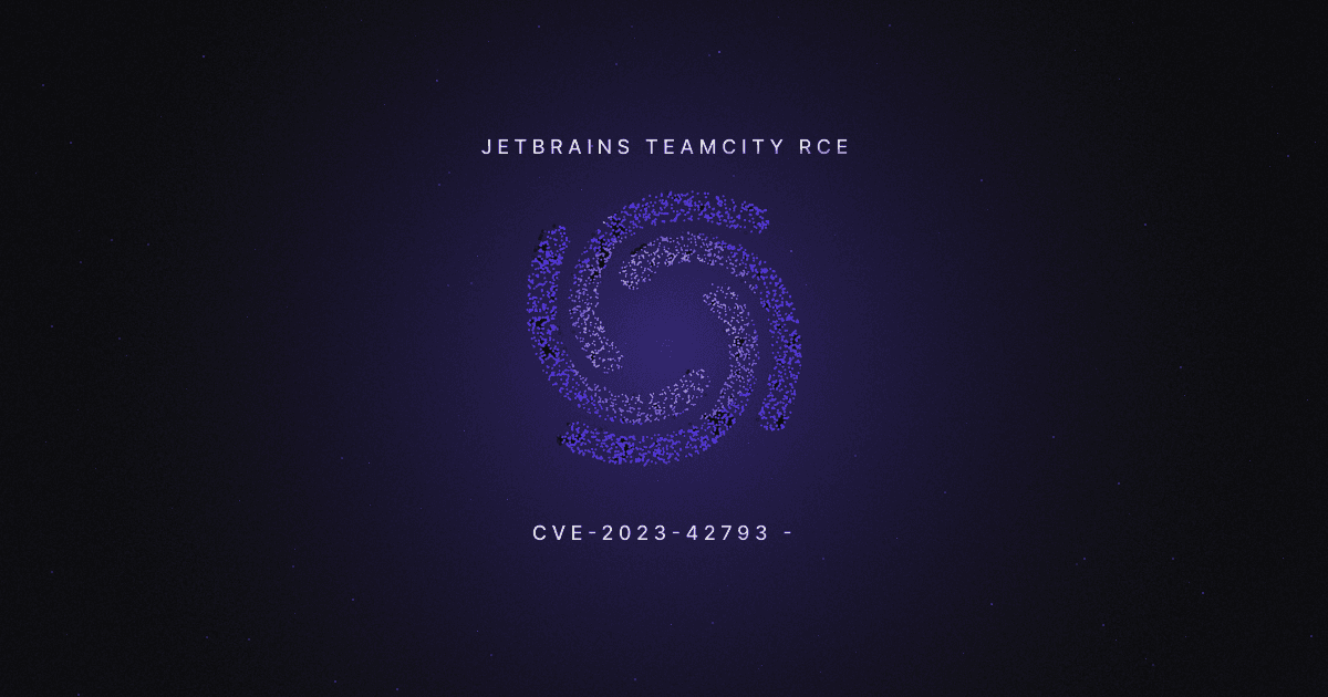 JetBrains TeamCity RCE - CVE-2023-42793