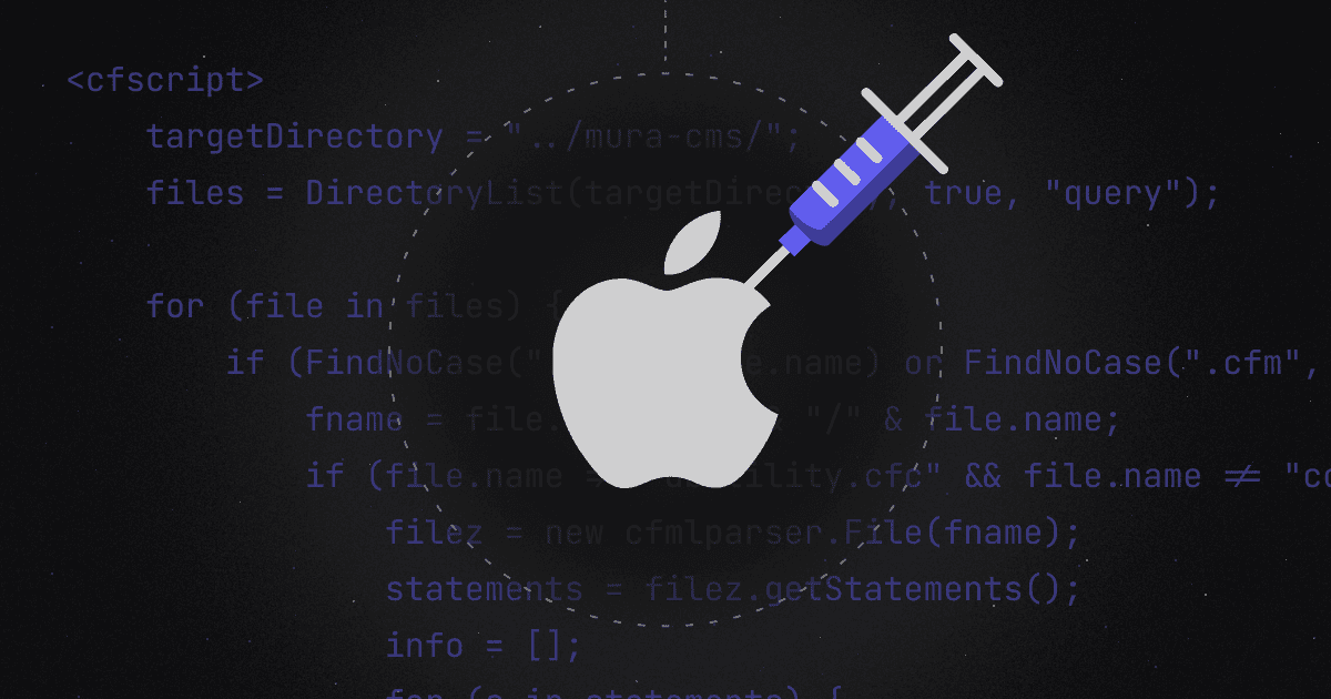 Hacking Apple - SQL Injection to Remote Code Execution
