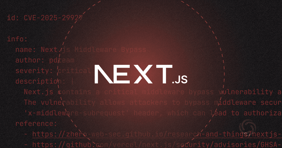 CVE-2025-29927: Next.js Middleware Authorization Bypass - Technical Analysis