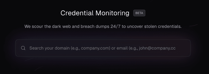 Introducing Credential Monitoring